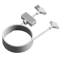 Câble publicitaire de chargement 4 en 1 magnétique 100W Dao