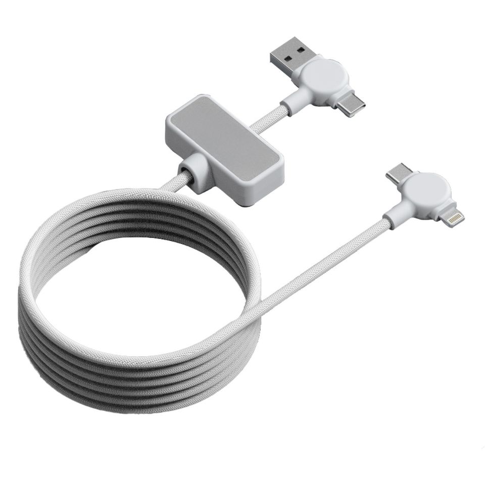 Câble publicitaire de chargement 4 en 1 magnétique 100W Dao