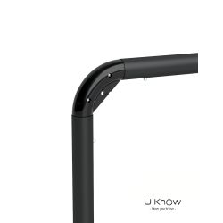 stand noir photocall personnalisé 300x230 cm 