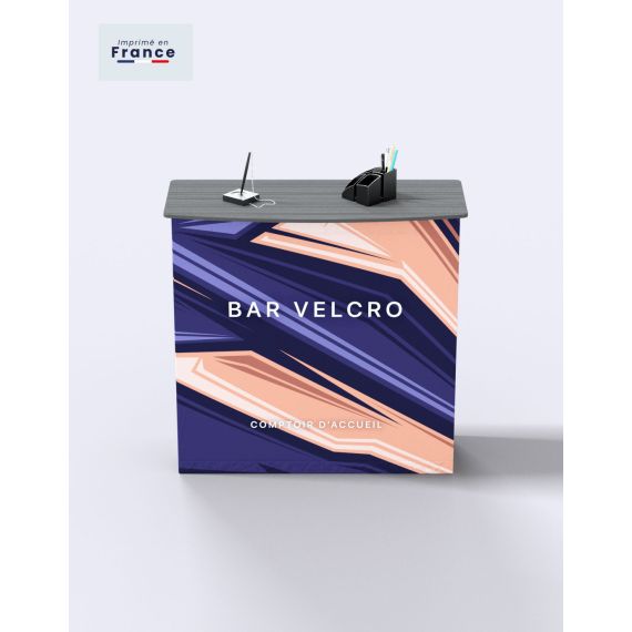 Comptoir d’accueil parapluie personnalisé 96 x 41 x 92 cm