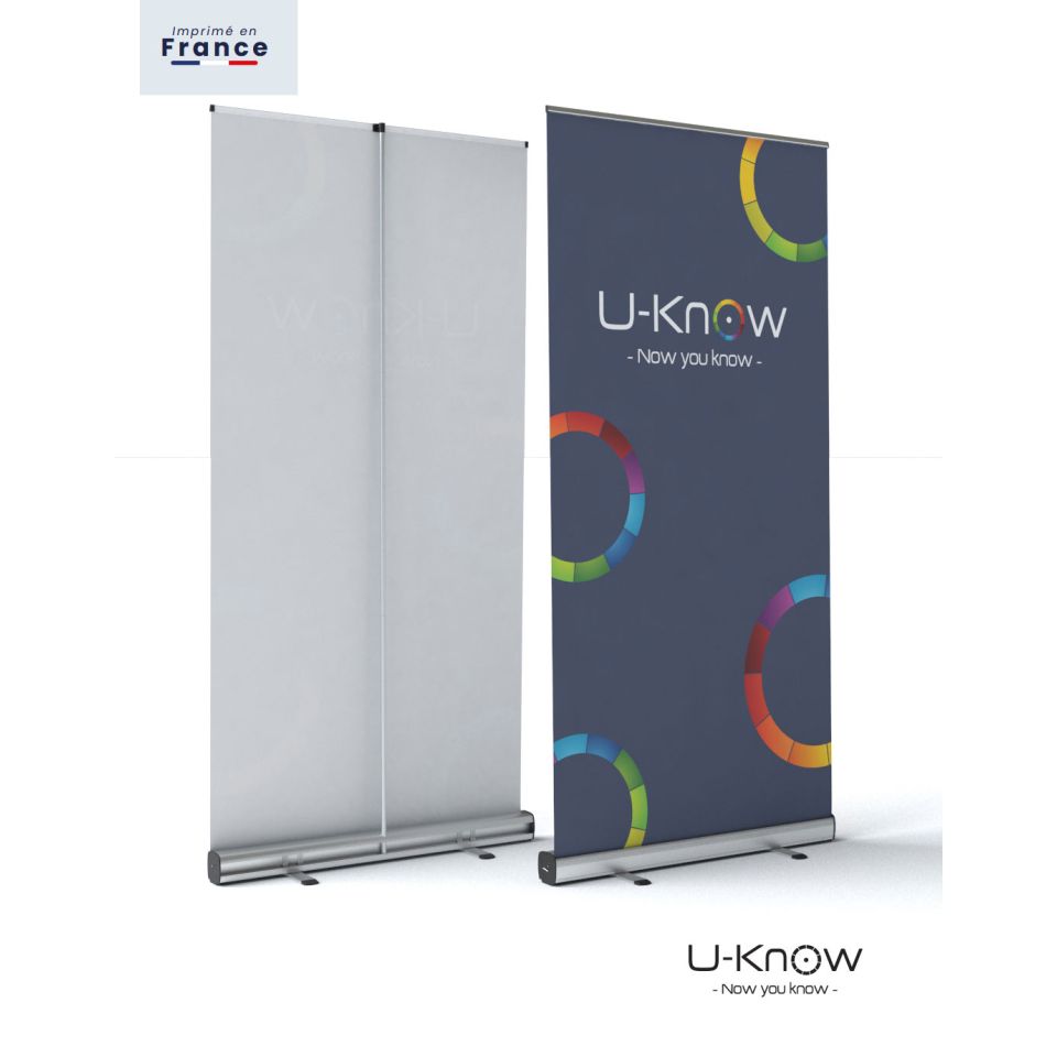 Roll’up kakémono personnalisé 100x200 cm