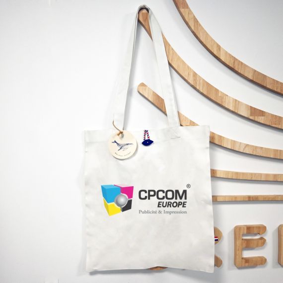 Tote Bag personnalisable en Seaqual 225 gr Fabriqué en France Aquaba