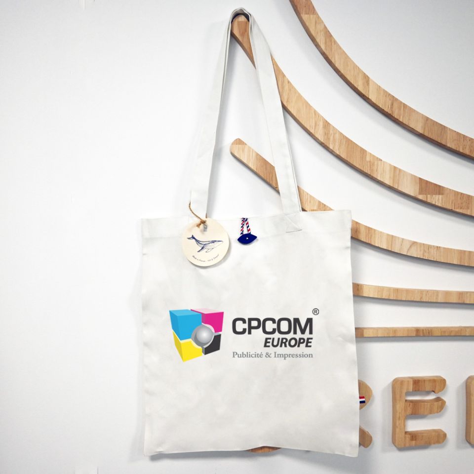 Tote Bag personnalisable en Seaqual 225 gr Fabriqué en France Aquaba