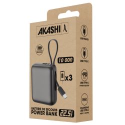 Batterie publicitaire de secours 10.000 mAh Bushi