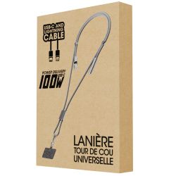 Câble personnalisé tour de cou charge ultra-rapide Kyoso