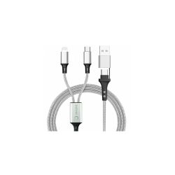 Câble publicitaire 4 en 1 recyclé 20W Akashi