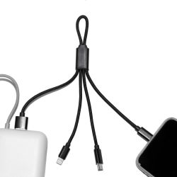 Cable publicitaire de chargement 4 en 1 charge rapide 20W Miji