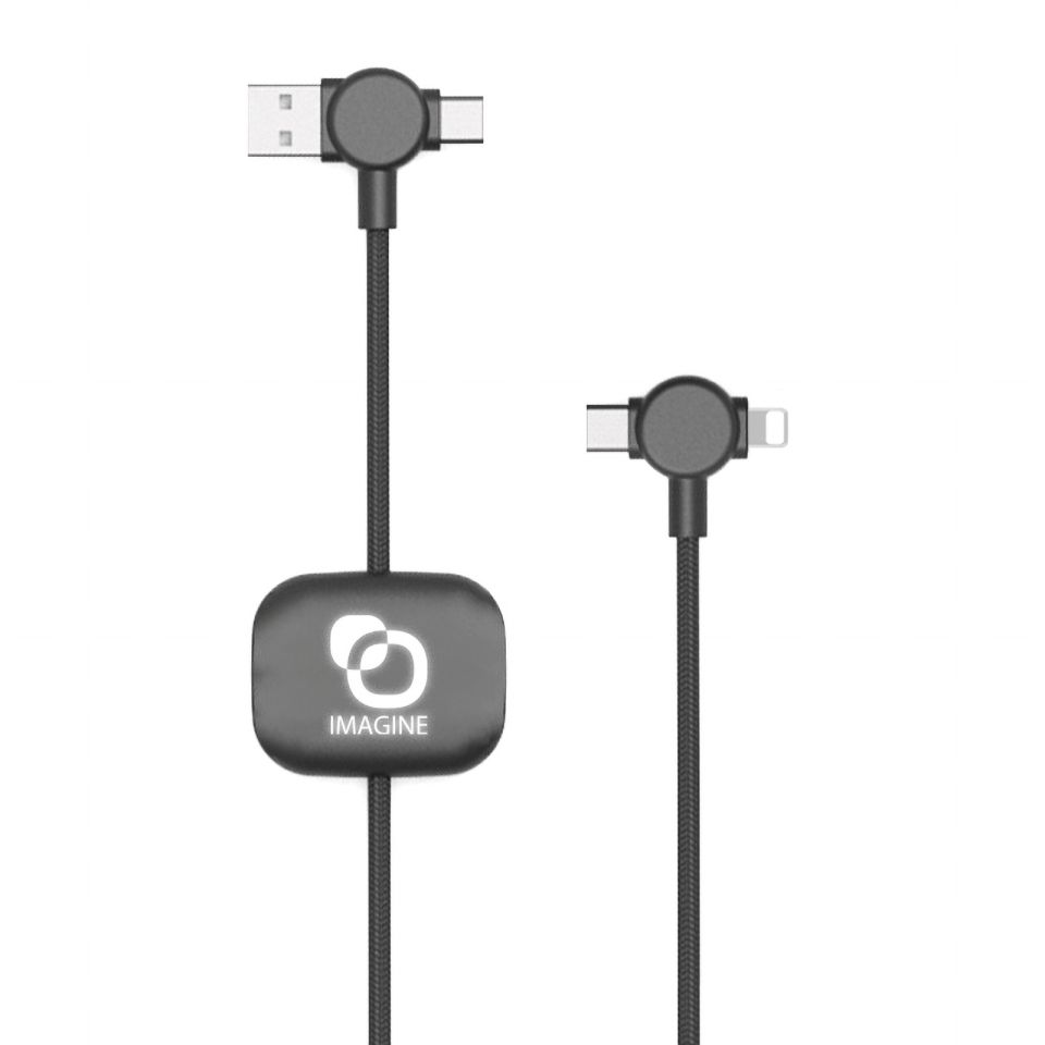 Câble publicitaire de charge Long ultra rapide 60W Oki