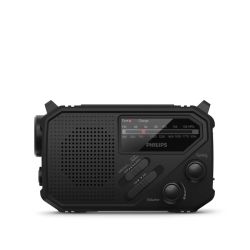 Radio personnalisée d’urgente Philips TAR1609 FM/AM et lampe de poche