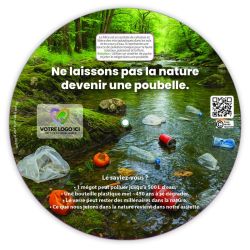 Disque personnalisé fabriqué en France Durée de dégradation de déchets