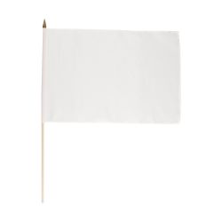 Drapeau personnalisé 44x30 cm bâton de bois