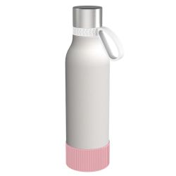 Gourde personnalisée en acier inoxydable recyclé 820 ml anneau silicone