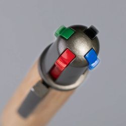 Stylo 4 couleurs en bambou personnalisé