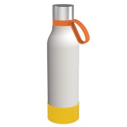 Gourde personnalisée en acier inoxydable recyclé 820 ml anneau silicone