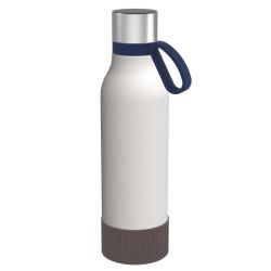 Gourde personnalisée en acier inoxydable recyclé 820 ml anneau silicone