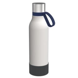 Gourde personnalisée en acier inoxydable recyclé 820 ml anneau silicone