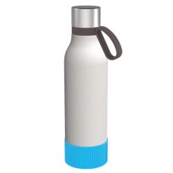 Gourde personnalisée en acier inoxydable recyclé 820 ml anneau silicone