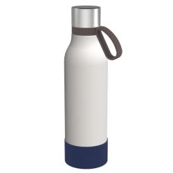 Gourde personnalisée en acier inoxydable recyclé 820 ml anneau silicone
