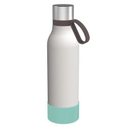 Gourde personnalisée en acier inoxydable recyclé 820 ml anneau silicone