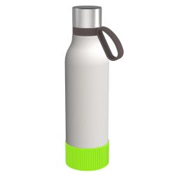 Gourde personnalisée en acier inoxydable recyclé 820 ml anneau silicone