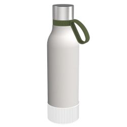Gourde personnalisée en acier inoxydable recyclé 820 ml anneau silicone