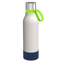 Gourde personnalisée en acier inoxydable recyclé 820 ml anneau silicone