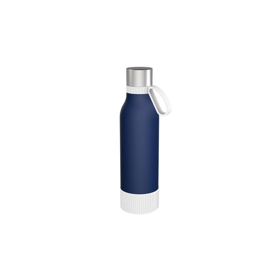 Gourde personnalisée en acier inoxydable recyclé 820 ml anneau silicone