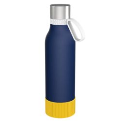 Gourde personnalisée en acier inoxydable recyclé 820 ml anneau silicone