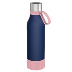 Gourde personnalisée en acier inoxydable recyclé 820 ml anneau silicone