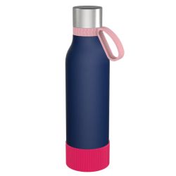 Gourde personnalisée en acier inoxydable recyclé 820 ml anneau silicone