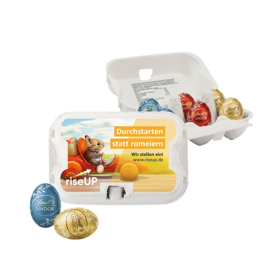 Boîte d’œufs de Pâques personnalisée fabriquée en Europe Lindt