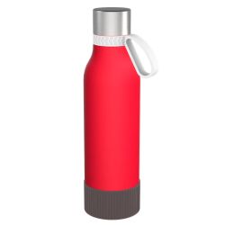 Gourde personnalisée en acier inoxydable recyclé 820 ml anneau silicone