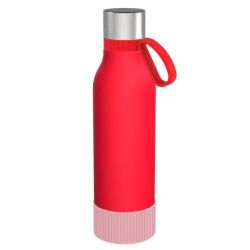 Gourde personnalisée en acier inoxydable recyclé 820 ml anneau silicone