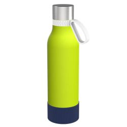 Gourde personnalisée en acier inoxydable recyclé 820 ml anneau silicone