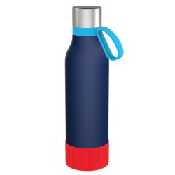 Gourde personnalisée en acier inoxydable recyclé 820 ml anneau silicone