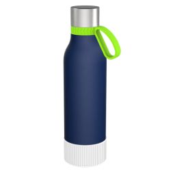 Gourde personnalisée en acier inoxydable recyclé 820 ml anneau silicone