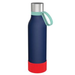 Gourde personnalisée en acier inoxydable recyclé 820 ml anneau silicone