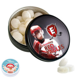 Boîte de pastilles Pulmoll personnalisée sans sucre Vegan