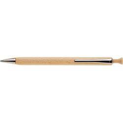 Stylo bille en bois personnalisé avec clip en métal fabriqué en Europe