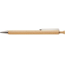 Stylo bille en bois personnalisé avec clip en métal fabriqué en Europe