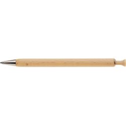 Stylo bille en bois personnalisé avec clip en métal fabriqué en Europe