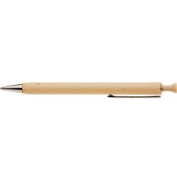 Stylo bille en bois personnalisé avec clip en métal fabriqué en Europe