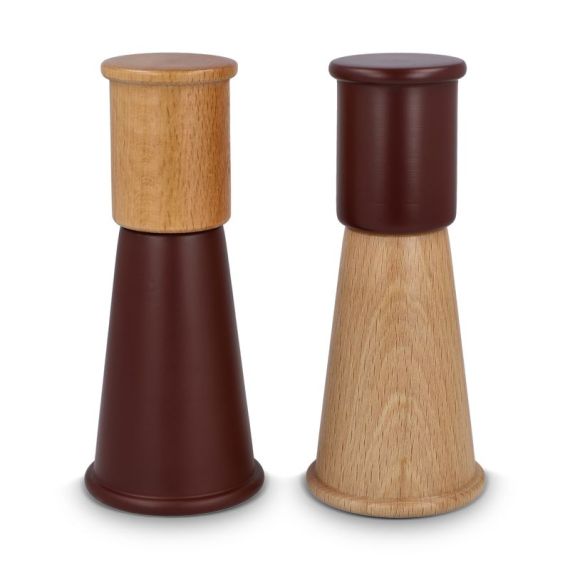 Set personnalisé de moulins à sel et poivre 15 cm Sagaform