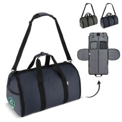 Sac de voyage personnalisé avec housse à vêtement intégrée