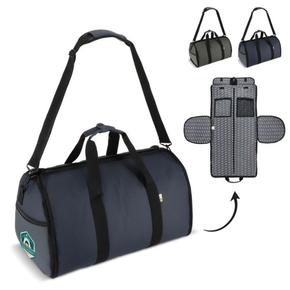 Sac de voyage personnalisé avec housse à vêtement intégrée