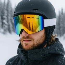 Lunette de ski personnalisée de loisir catégorie 3 certifié EN 174