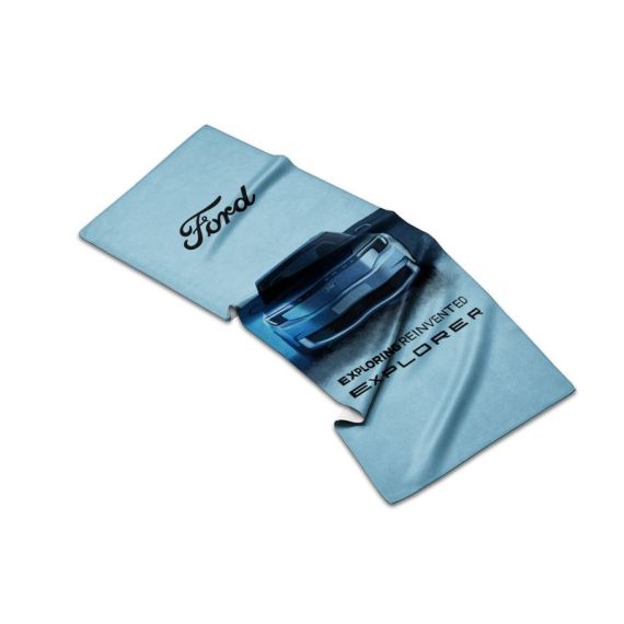 Serviette de sport publicitaire ultra-compacte en microfibre format 80x40 mm