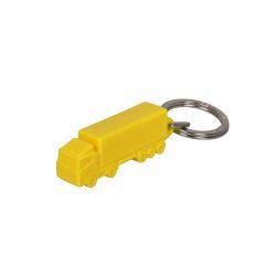 Porte-clé rigide en forme de camion en acrylique recyclé personnalisé fabriqué en Europe