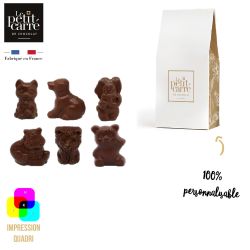 Sachet de Mini animaux de pâques personnalisé fabriqués en France