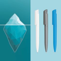 Stylo ergonomique triangulaire personnalisé fabriqué en Europe KANTARO MATT